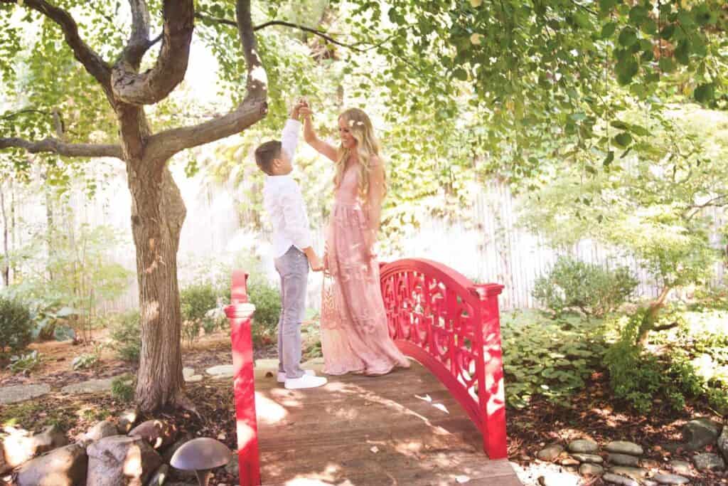 mother and son sharing a joyful moment outdoors representing healing after family conflict and emotional safety